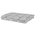 Metallic Printed Duvet Cover Set King Grey Silver Polyester