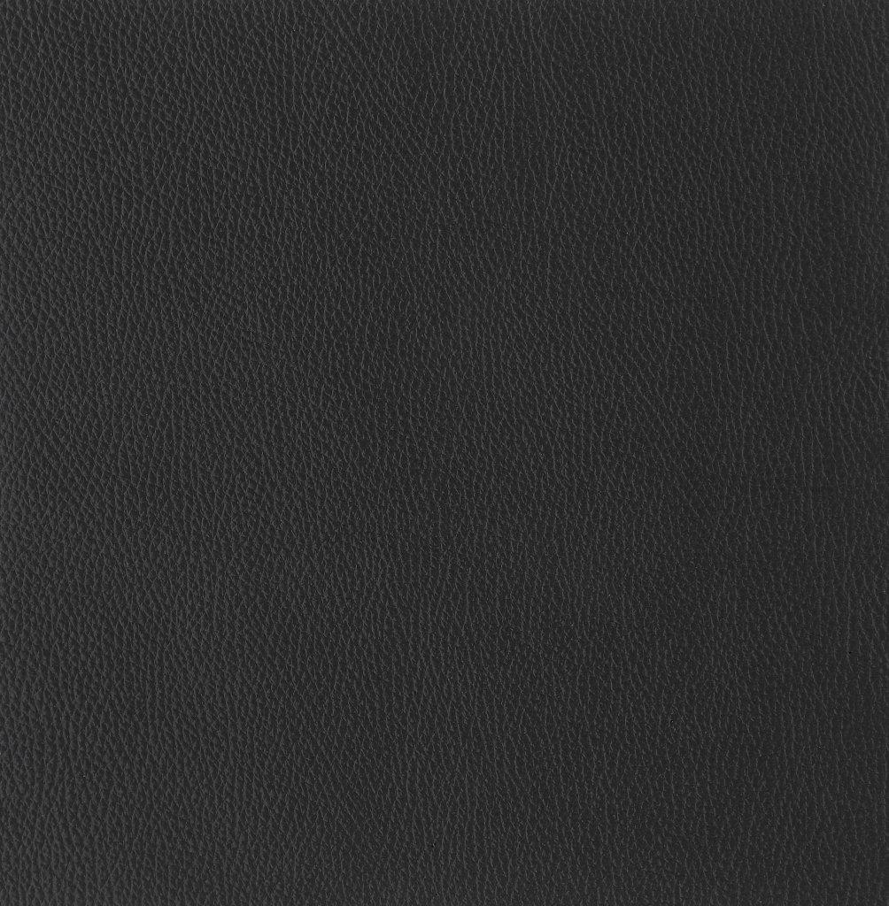 22" Modern Genuine Italian Leather Lounge Chair Black Foam Leather