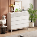 8 Drawer Storage Cabinet With Decorative Finish,For Bedroom,Living Room,Dining Room,Hallways,Easy Assembly White Mdf