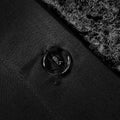Velvet Duvet Cover Set Full Black Polyester
