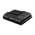 Velvet Duvet Cover Set Full Black Polyester