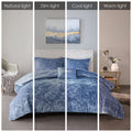 Velvet Comforter Set Twin Blue Polyester
