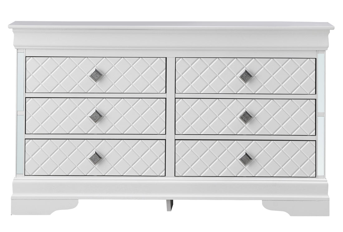 Verona G6790 D Dressersilver Champagne Champagne Particle Board