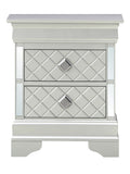 Verona G6700 N Nightstandsilver Champagne Champagne Particle Board