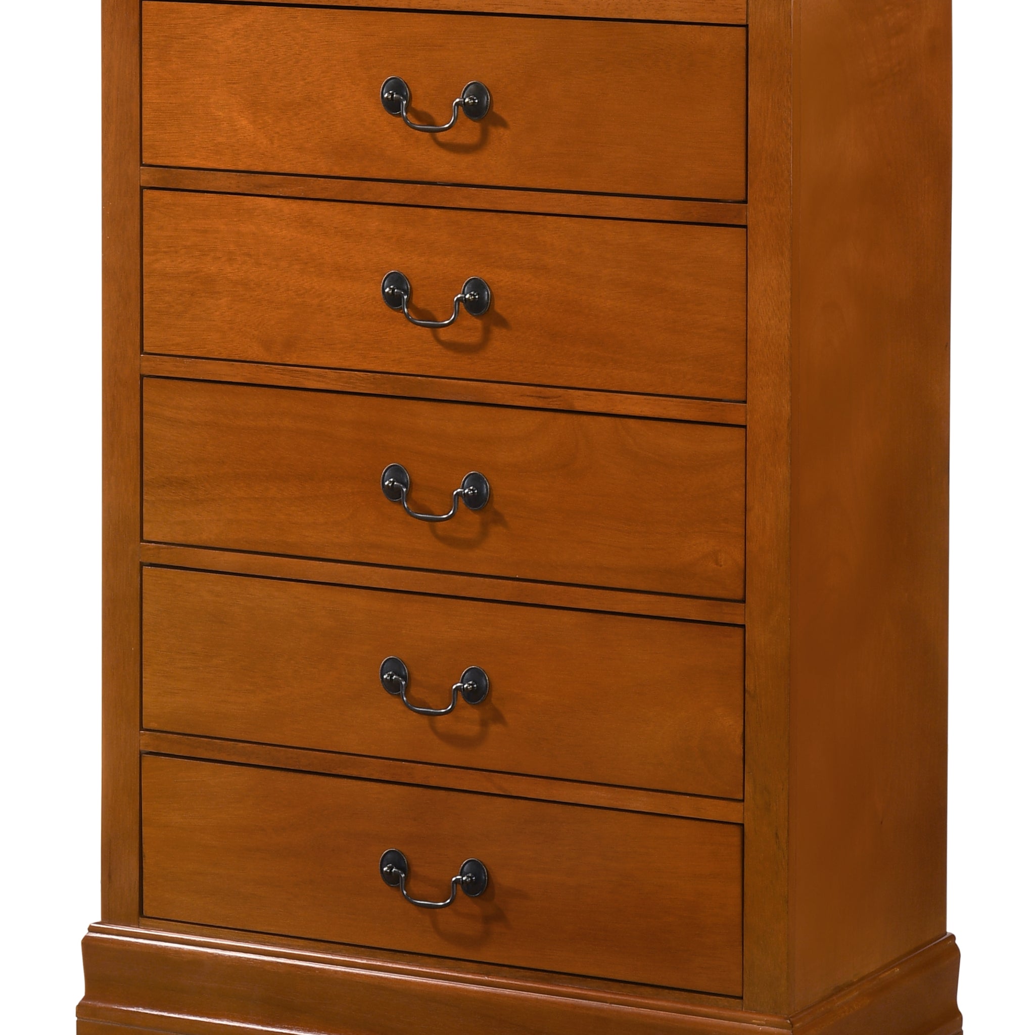 Louisphillipe G02160 Ch Chestoak Oak 5 Drawers & Above Oak Particle Board