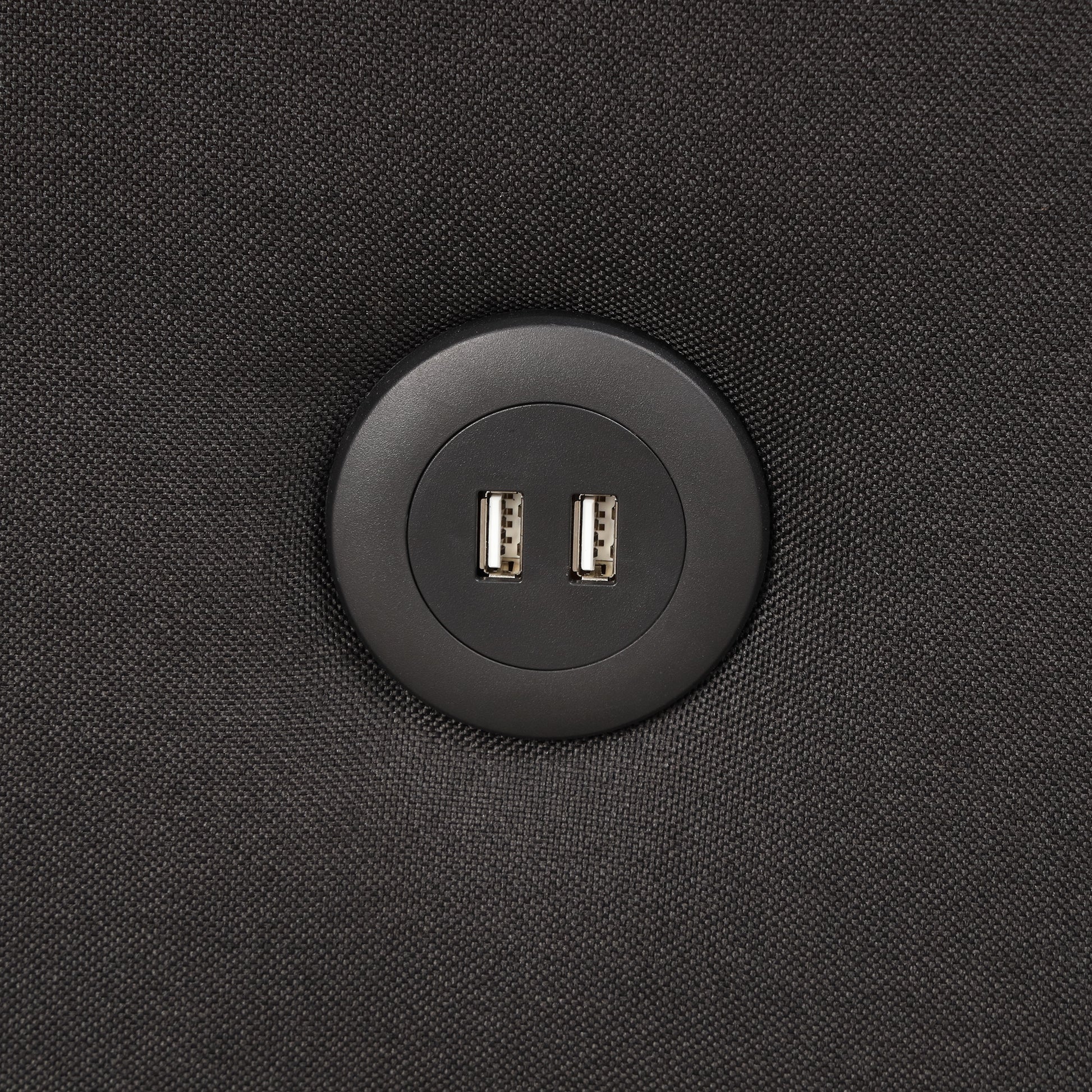 Pull Out Sofa Sleeper 3 In 1 With 2 Wing Table And Usb Charge For Nap Line Fabric For Living Room Recreation Room Black Black Foam Linen