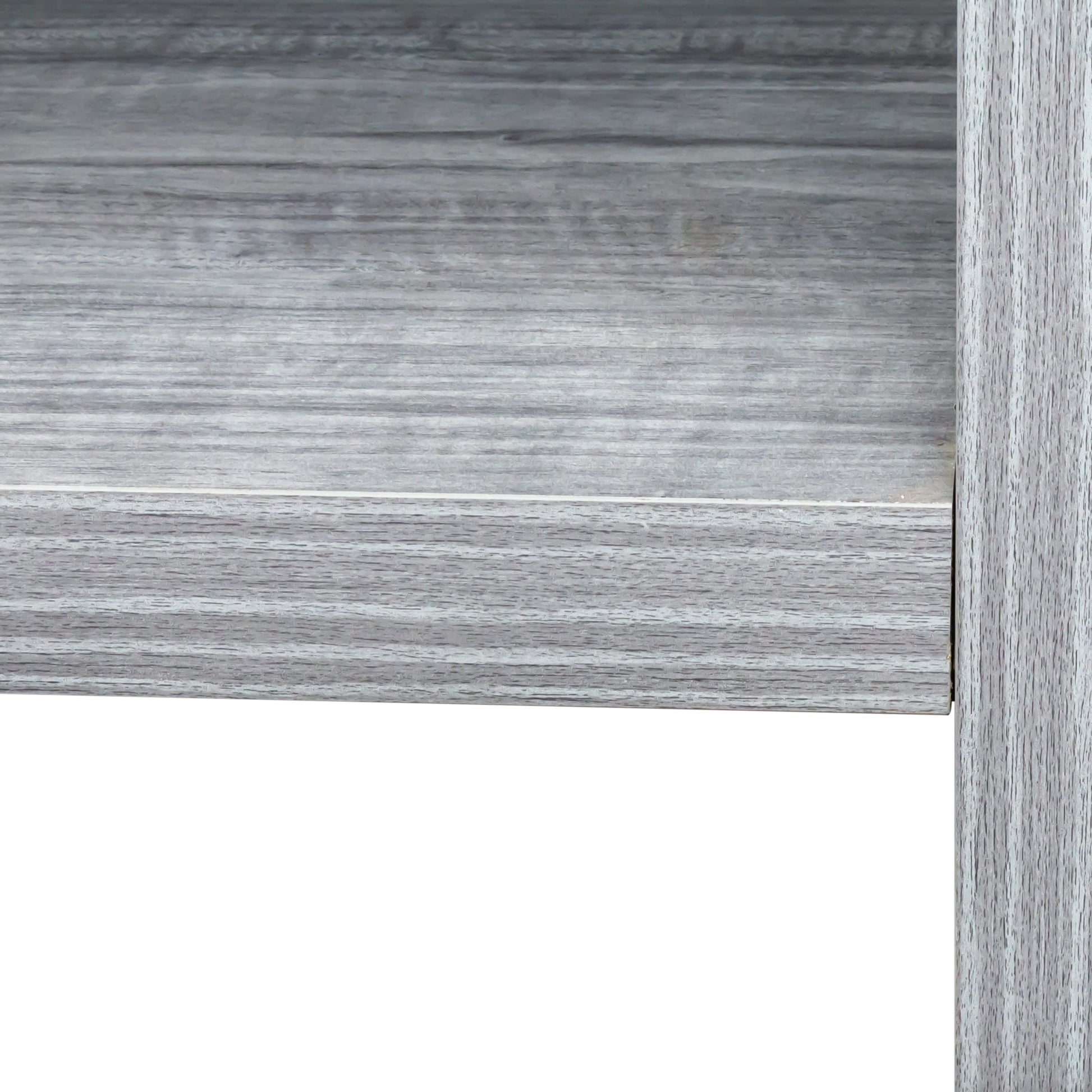 Coffee Table Plaid Grey Oak Mdf Steel