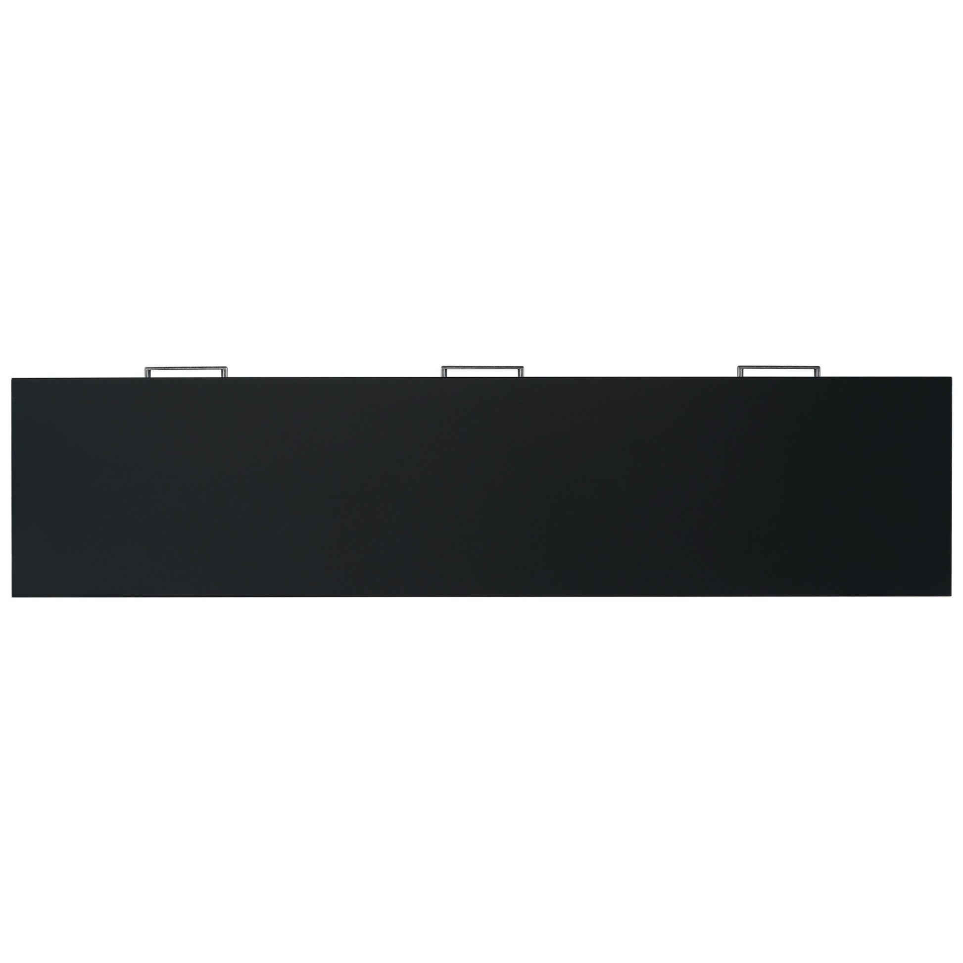Contemporary 3 Drawer Console Table With 1 Shelf, Entrance Table For Entryway, Hallway, Living Room, Foyer, Corridor Black Solid Wood Mdf