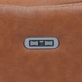 Contemporary Style Motion Set Top Grain Leather, Power Headrest And Footrest Fashion Forward Colors, Convenient Usb Charging Brown Foam Leather