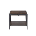 Waco End Table Espresso Solid Wood Mdf