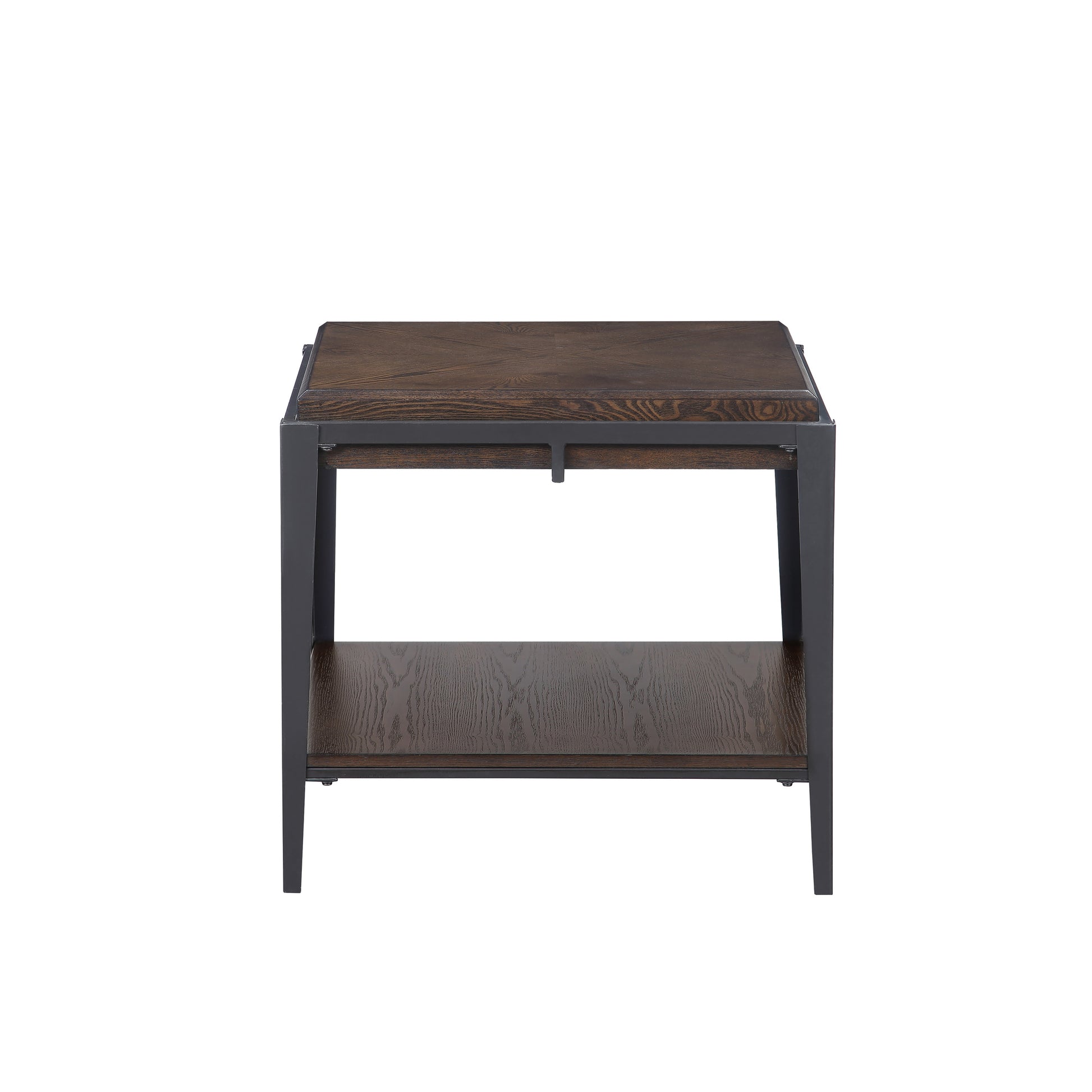 Waco End Table Espresso Solid Wood Mdf