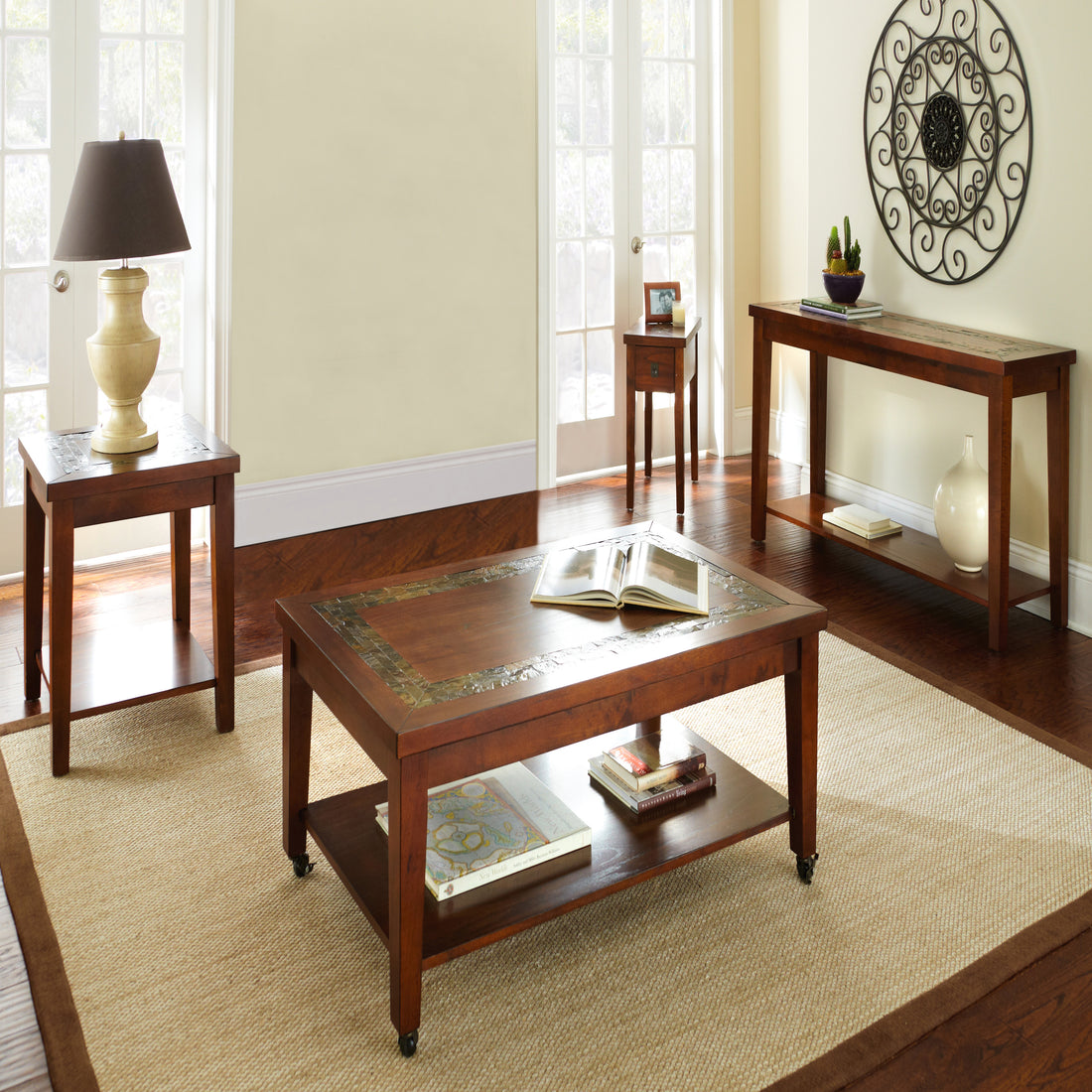 Classic Chairside End Table Wooden Design, Timeless Appearance Richness And Charm, Ideal Room Addition Brown Solid Wood Mdf