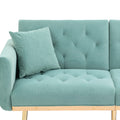 Coolmore Velvet Sofaaccent Sofa .Seat Sofa With Metal Feet Mint Green Polyester