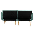 Coolmore Velvet Sofaaccent Sofa .Seat Sofa With Metal Feet Mint Green Polyester