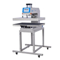 24X32 Large Format Single Station Pneumatic Heat Press Machine 220V,6000W No Plug Blue Grey Aluminium