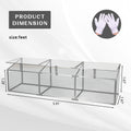 Polycarbonate Greenhouse For Outdoors In Winter Silver Aluminium