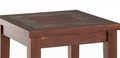 Classic Chairside End Table Wooden Design, Timeless Appearance Richness And Charm, Ideal Room Addition Brown Solid Wood Mdf