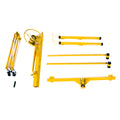 Drywall Panel Lifter Drywall Panel Hoist Panel Hoist Jack Lifter 11Ft Yellow Color Yellow Iron