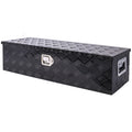 39Inch Aluminum Tool Box,Heavy Duty Truck Bed Tool Box,Outdoor Trailer Pickup Storage Tool Box,Rv Storage Organizer,Underbody Box W Lock Keys,Black 39X13X10Inch Black Aluminum