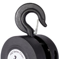 Chain Hoist 11000Lbs 5T Capacity 10Ft With 2 Heavy Duty Hooks,Manual Chain Hoist Steel Construction,Black Black Steel