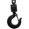 Chain Hoist 2200Lbs 1T Capacity 10Ft With 2 Heavy Duty Hooks,Manual Chain Hoist Steel Construction,Black Black Steel