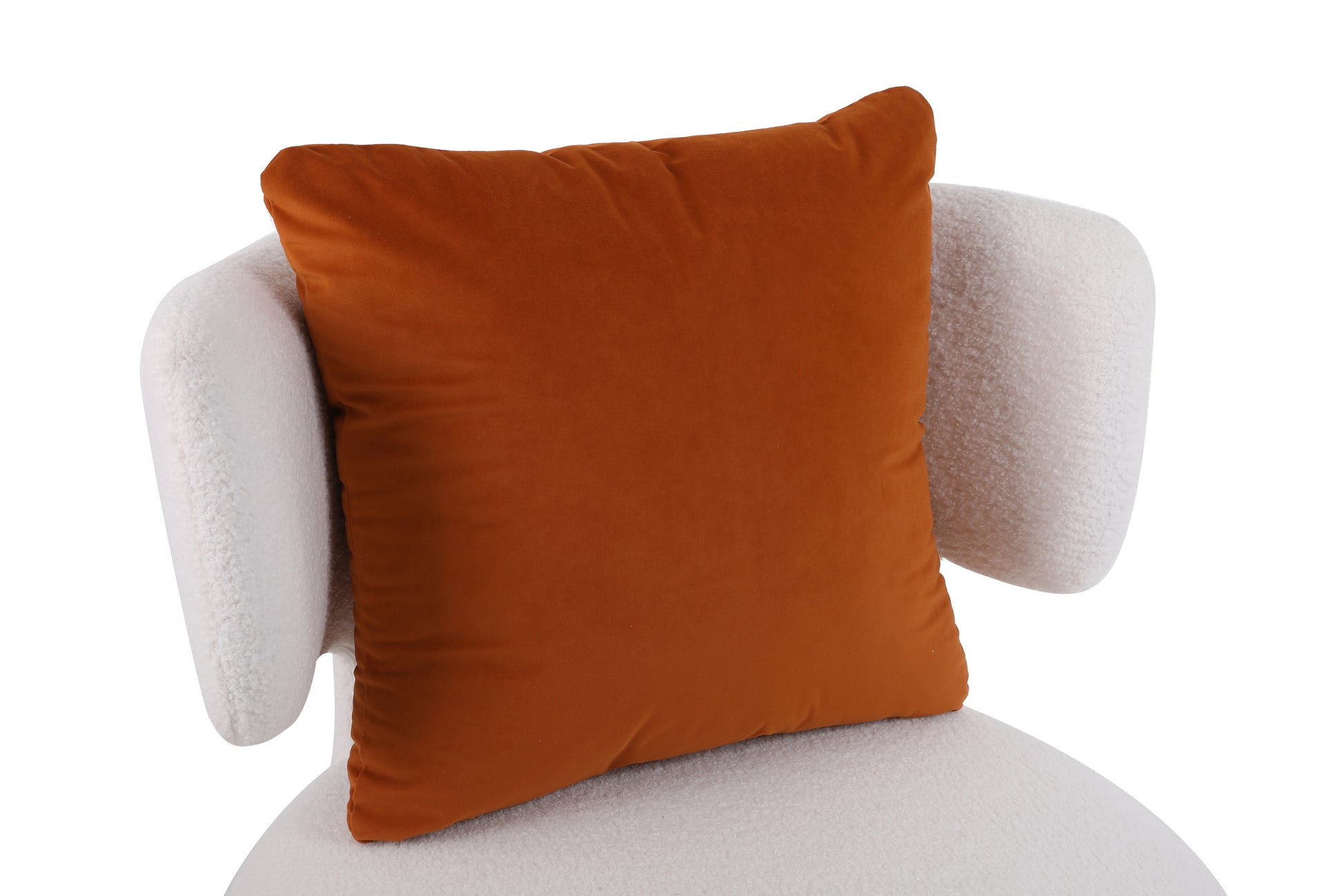 Swivel Accent Chair Armchair, Round Barrel Chair In Fabric For Living Room Bedroom White Primary Living Space American Design Foam Faux Fur