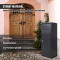 Large Package Delivery Parcel Mail Drop Box For Black, 10.5