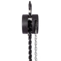 Chain Hoist 6600Lbs 3T Capacity 10Ft With 2 Heavy Duty Hooks,Manual Chain Hoist Steel Construction,Black Black Steel