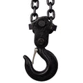 Chain Hoist 6600Lbs 3T Capacity 10Ft With 2 Heavy Duty Hooks,Manual Chain Hoist Steel Construction,Black Black Steel