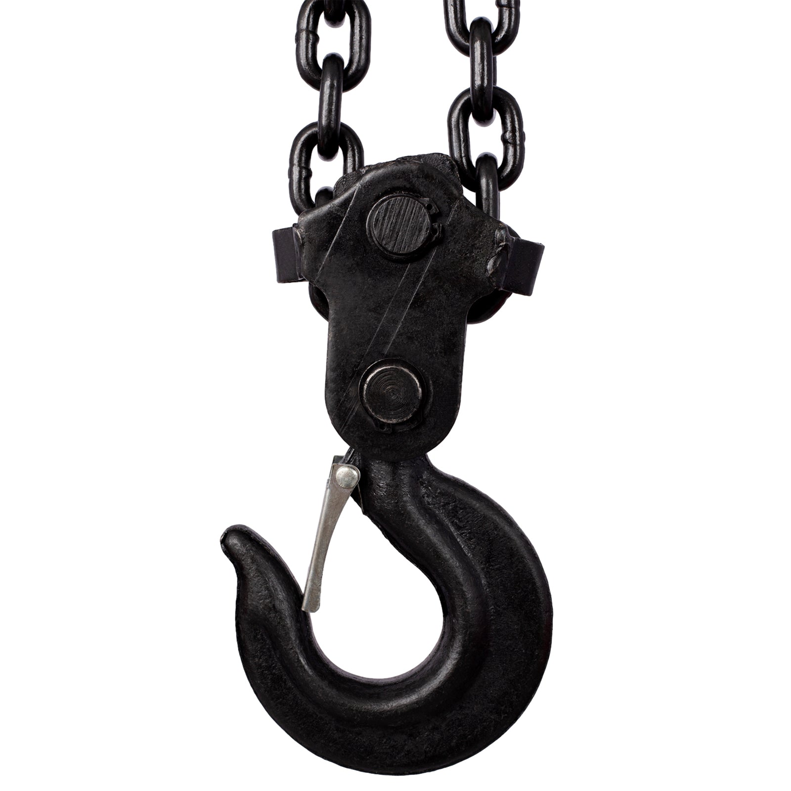 Chain Hoist 6600Lbs 3T Capacity 10Ft With 2 Heavy Duty Hooks,Manual Chain Hoist Steel Construction,Black Black Steel