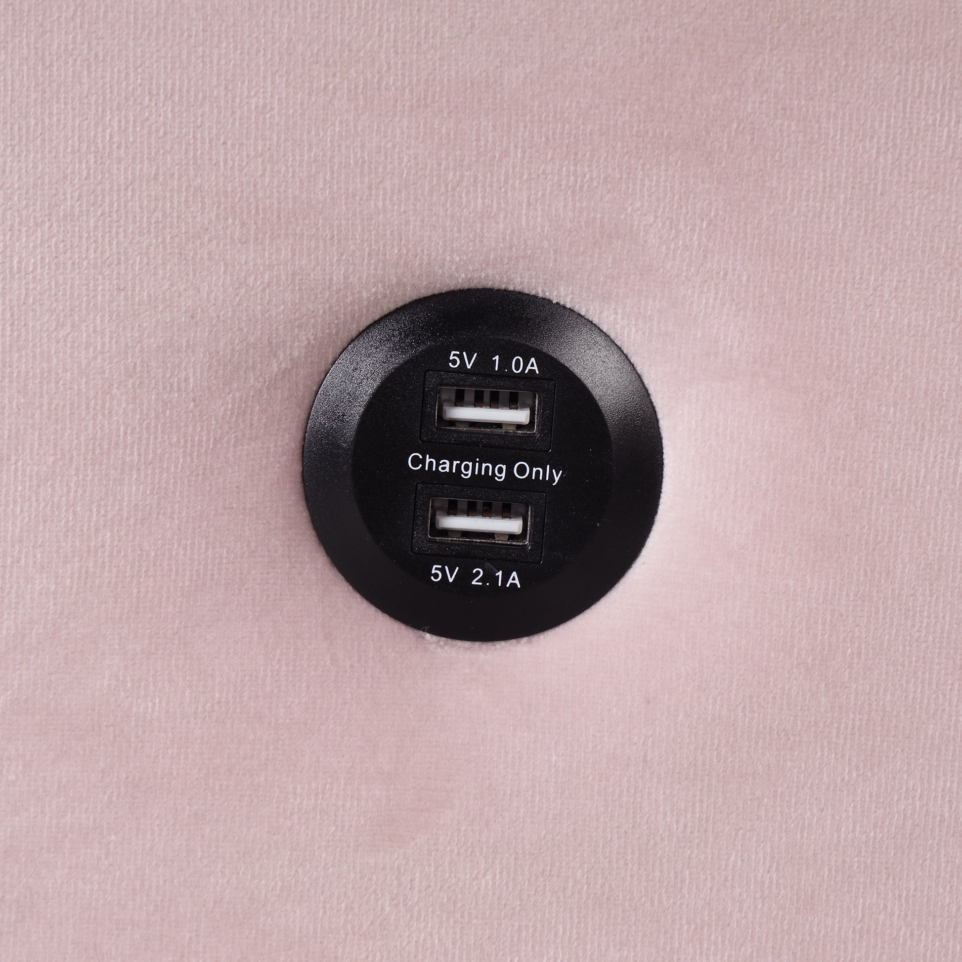 58" 4 1 Multi Functional Sofa Bed With Cup Holder And Usb Port For Living Room Or Apartments Pink Pink Foam 2 Seat