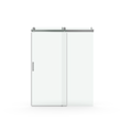 56 To 60 In. W X 76 In. H Sliding Frameless Soft Close Shower Door With Premium 3 8 Inch 10Mm Thick Tampered Glass In Brushed Nickel 22D01 60Bn Brushed Nickel Tempered Glass