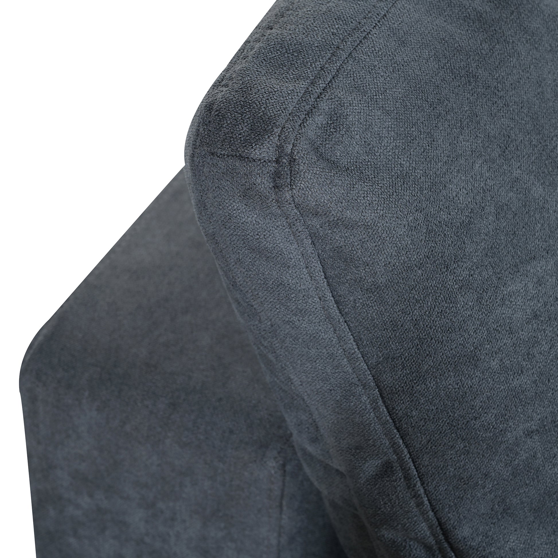 Upholstered Modular Sofa With Usb Charge Ports,Wireless Charging And Built In Bluetooth Speaker In Arm,Sectional Sofa For Living Room Apartment 4 Seater Gray Polyester 4 Seat