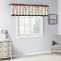 Embroidered Window Valance Spice 50X18