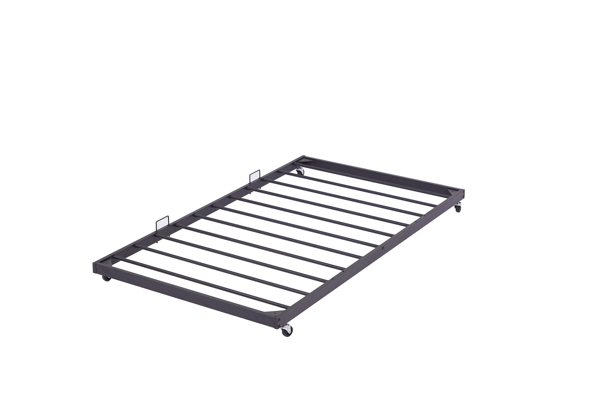 Daybed, Sofa Bed Metal Framed With Trundle Twin Size, Black, 77''L X 40.6'' W X 14.5'' H Twin Black Steel