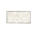 Metal Framed Decor Panel Natural Metal