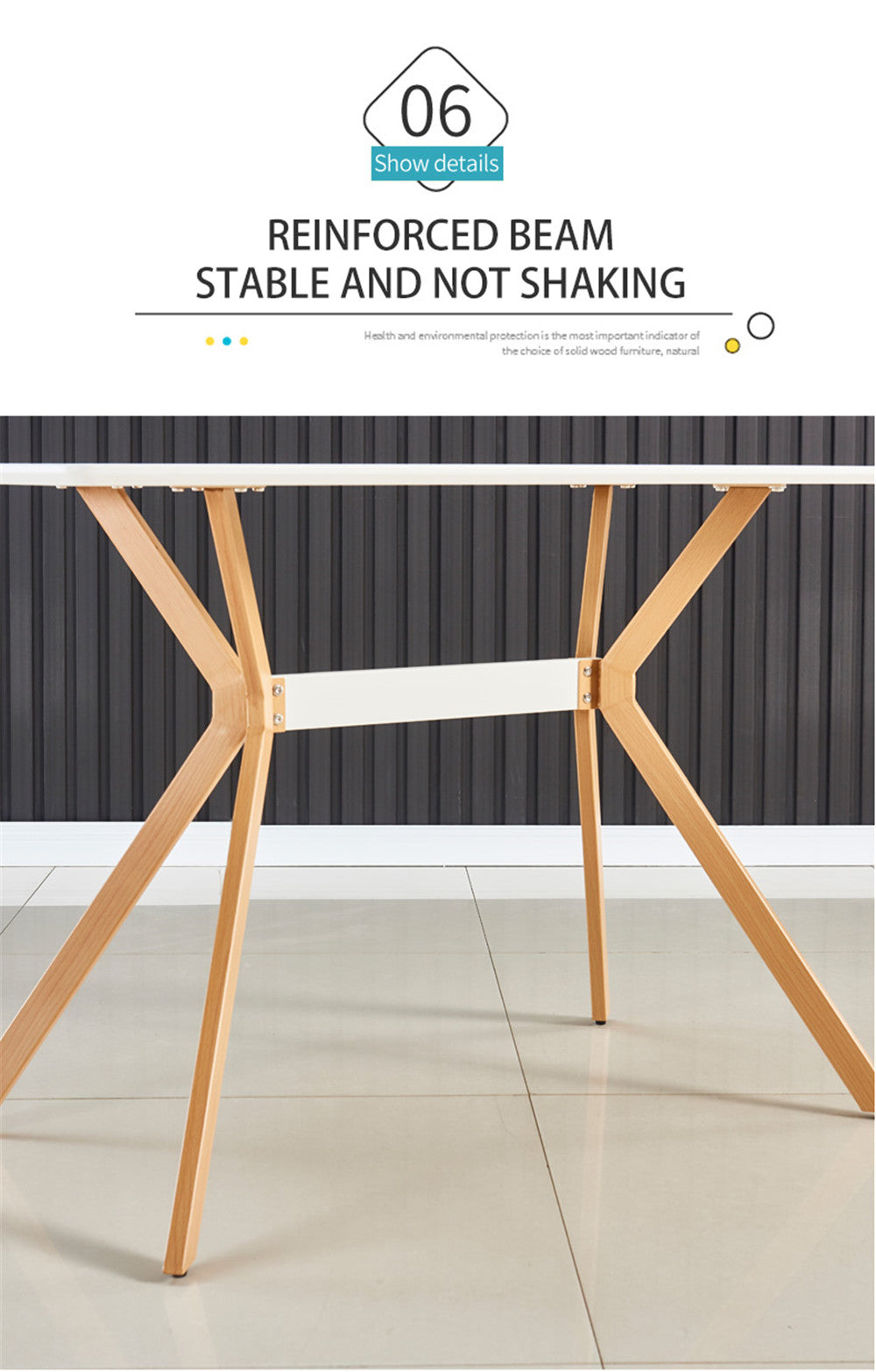 Modern Minimalist Styledining Table Mdf Anti Scratch Top Metal Shelf Metal Heat Transfer Legs Leveling Feet For Dining Room Kitchen Office Table X 1 White White Mdf Mdf