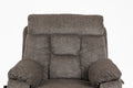 Old Age Electric Lift Chair, Flat High Density Foam Electric Sofa, With Heating And Massage Functions, Can Tilt To 180 Degrees, 2 Pocket Cup Holders, 2 Remote Controls, Dual Okin Motors Dark Brown Cotton Chenille