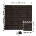 Patio Interlocking Deck Tiles, 12