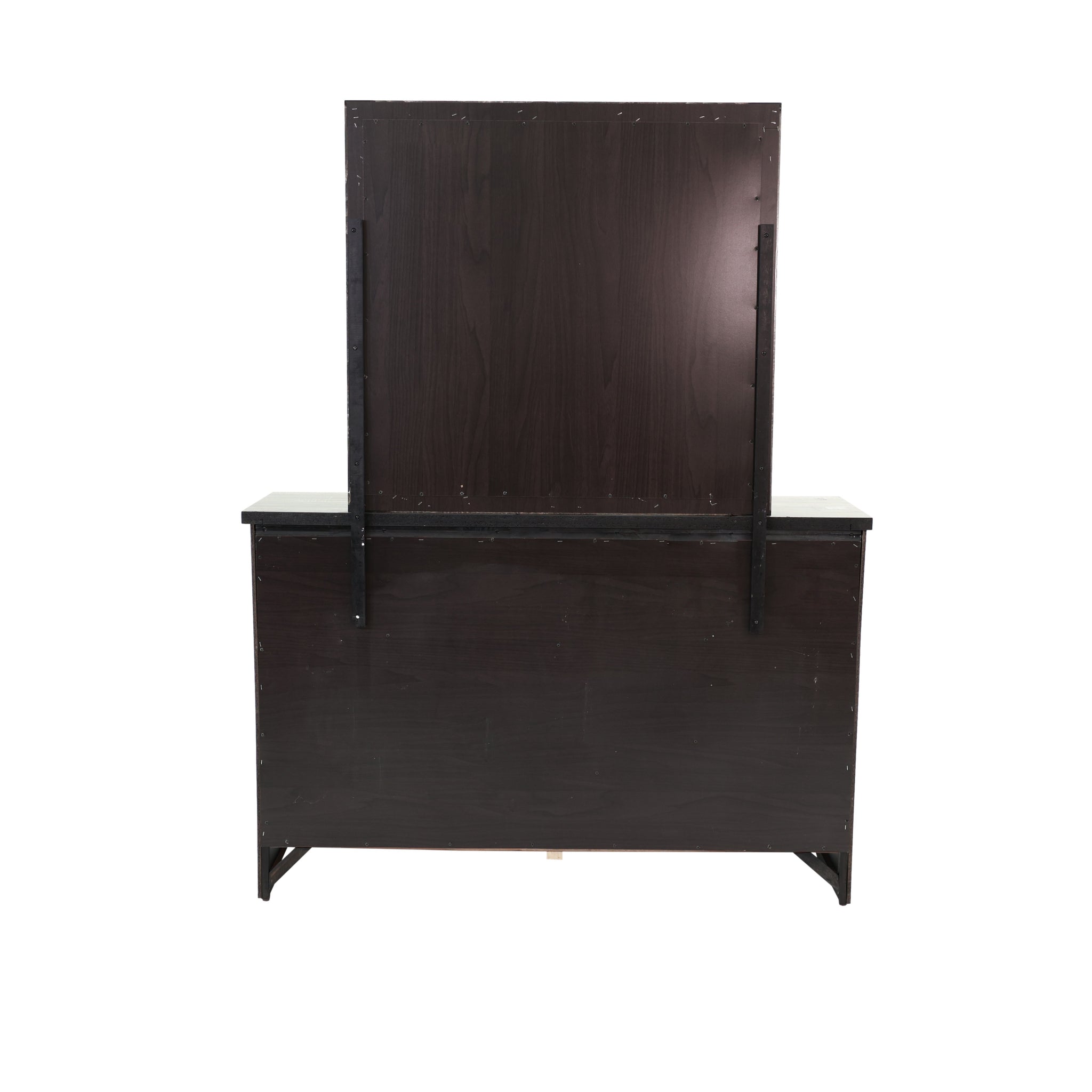 Dresser In Gray Oak Brown Gray Wood