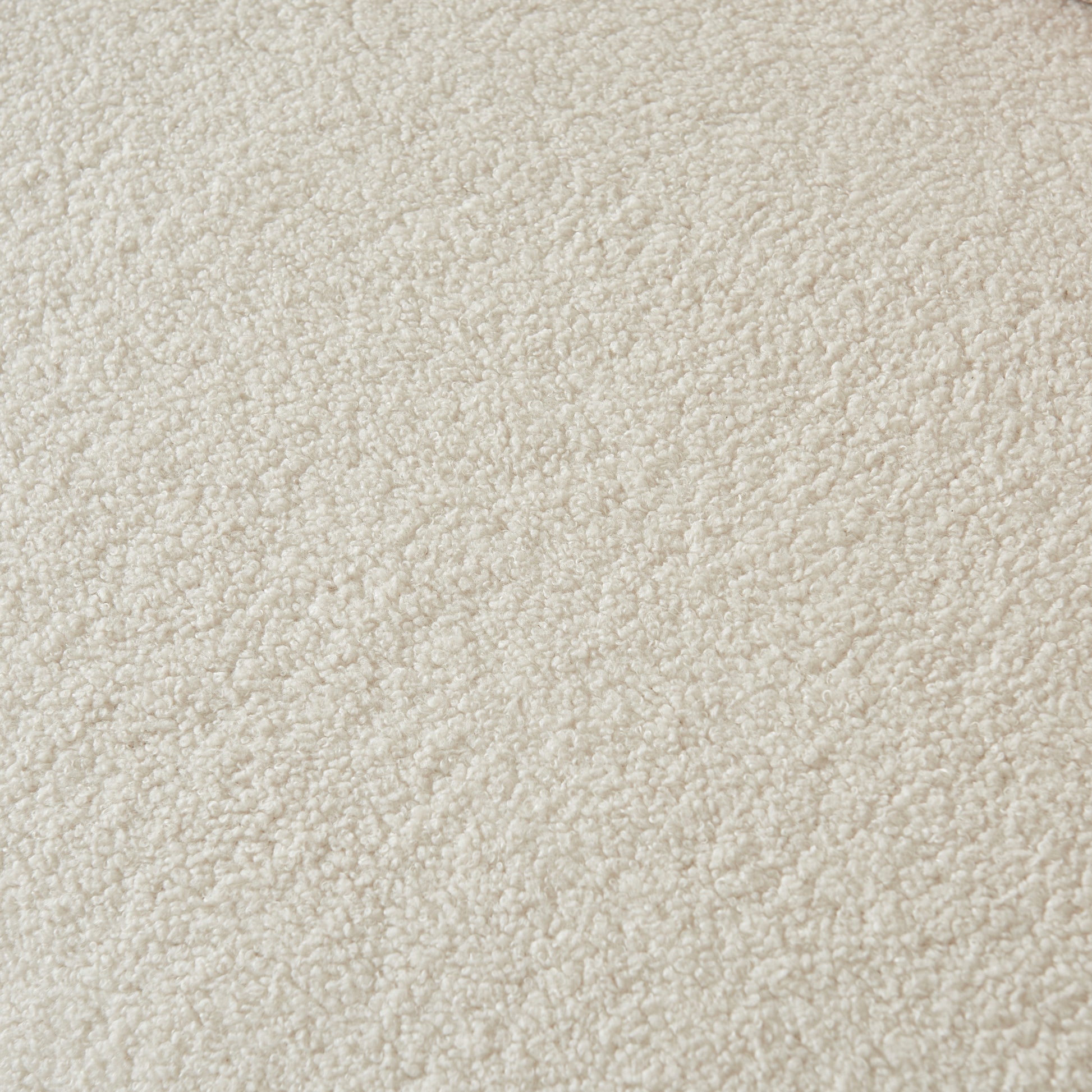 34"Lamb Fleece Fabric Sofa, Modern Single Sofa With Support Pillow For Apartment, Office, Living Room & Bedroom, Tool Free Assembly. Beige Beige Foam Sherpa