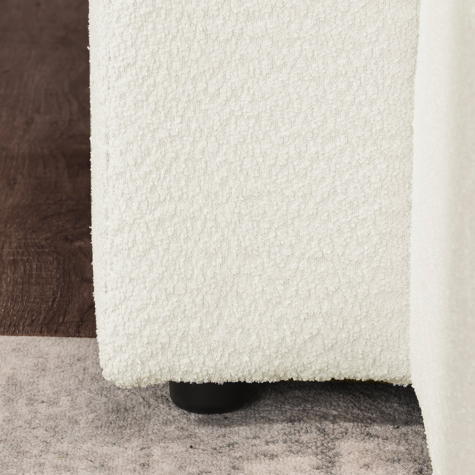 Right Side Chaise For Modular Sofa Beige Foam