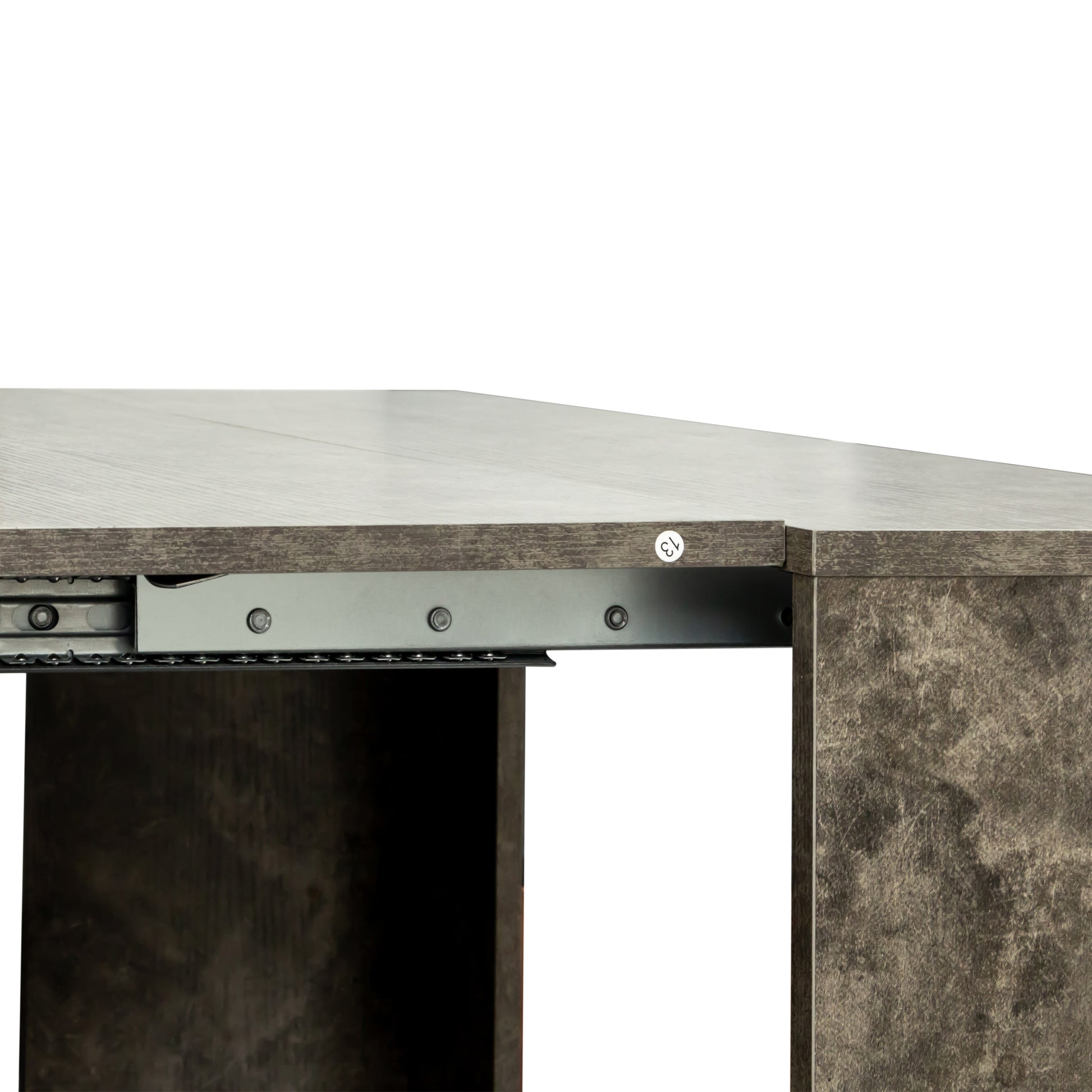 Multifunctional Extendable Console Table Marble Mdf