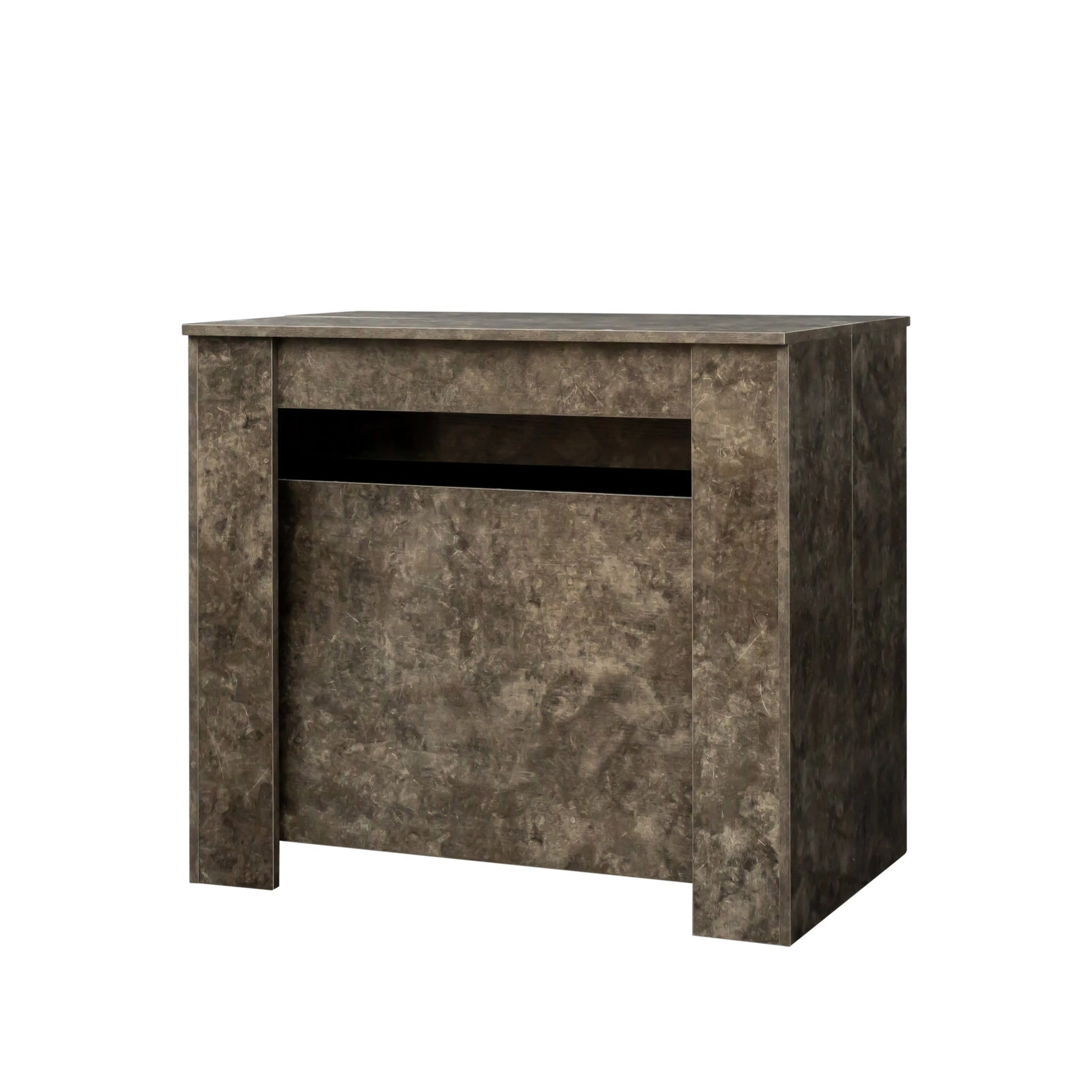 Multifunctional Extendable Console Table Marble Mdf