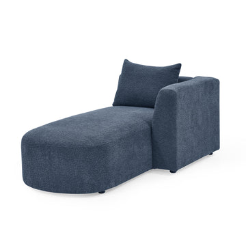 Right Chaise For Modluar Sofa Navy Foam