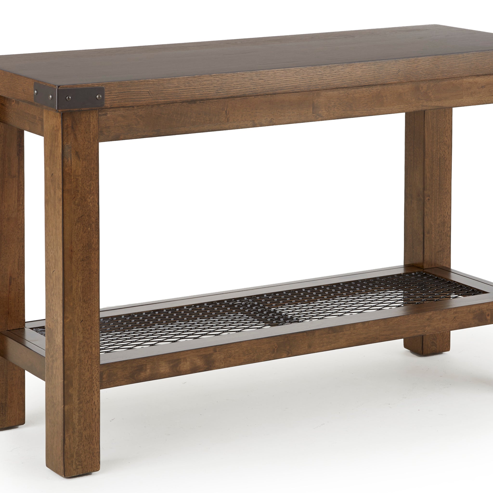 Hailee Sofa Table Oak Solid Wood Mdf