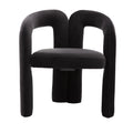 Coolmore Contemporary Designed Velvet Fabric Upholstered Accent Dining Chair Barrel Side Chairs Kitchen Armchair For Living Room Set Of 2 Black Velvet Black Foam Velvet