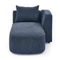 Right Chaise For Modluar Sofa Navy Foam