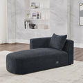 Left Chaise For Modluar Sofa Black Foam