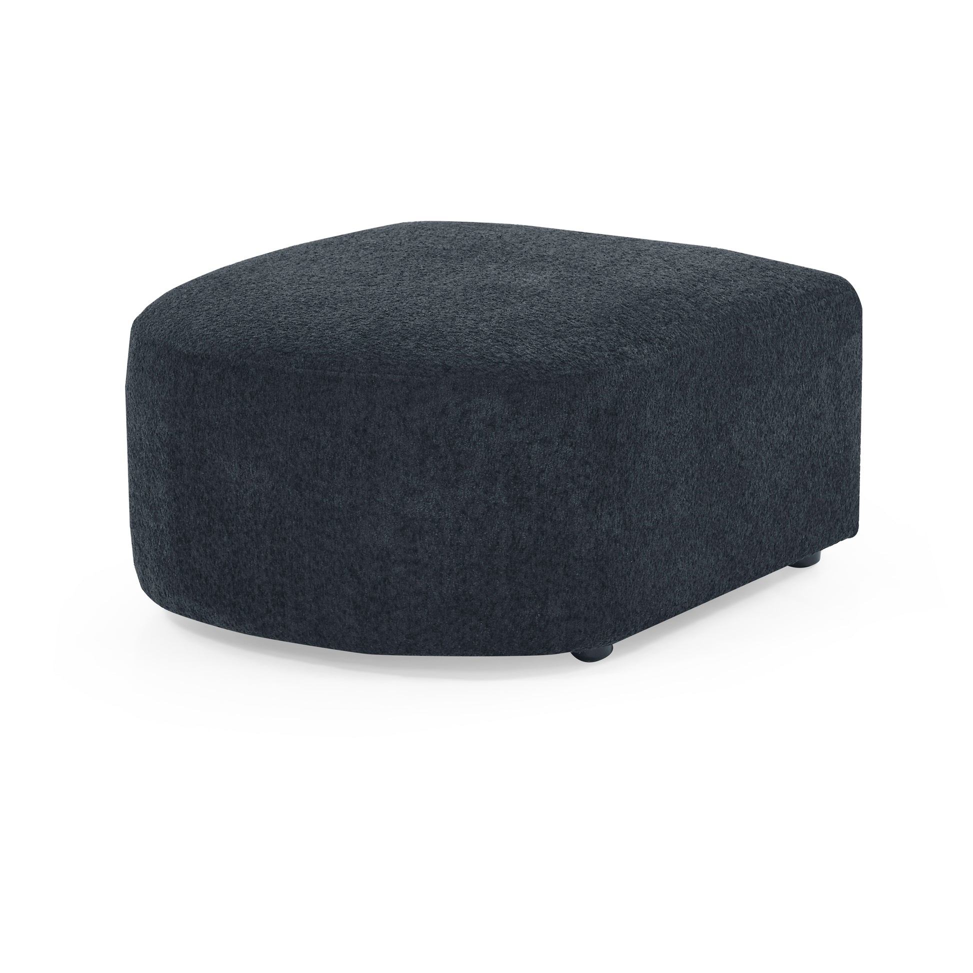 Ottoman For Modular Sofa Black Foam